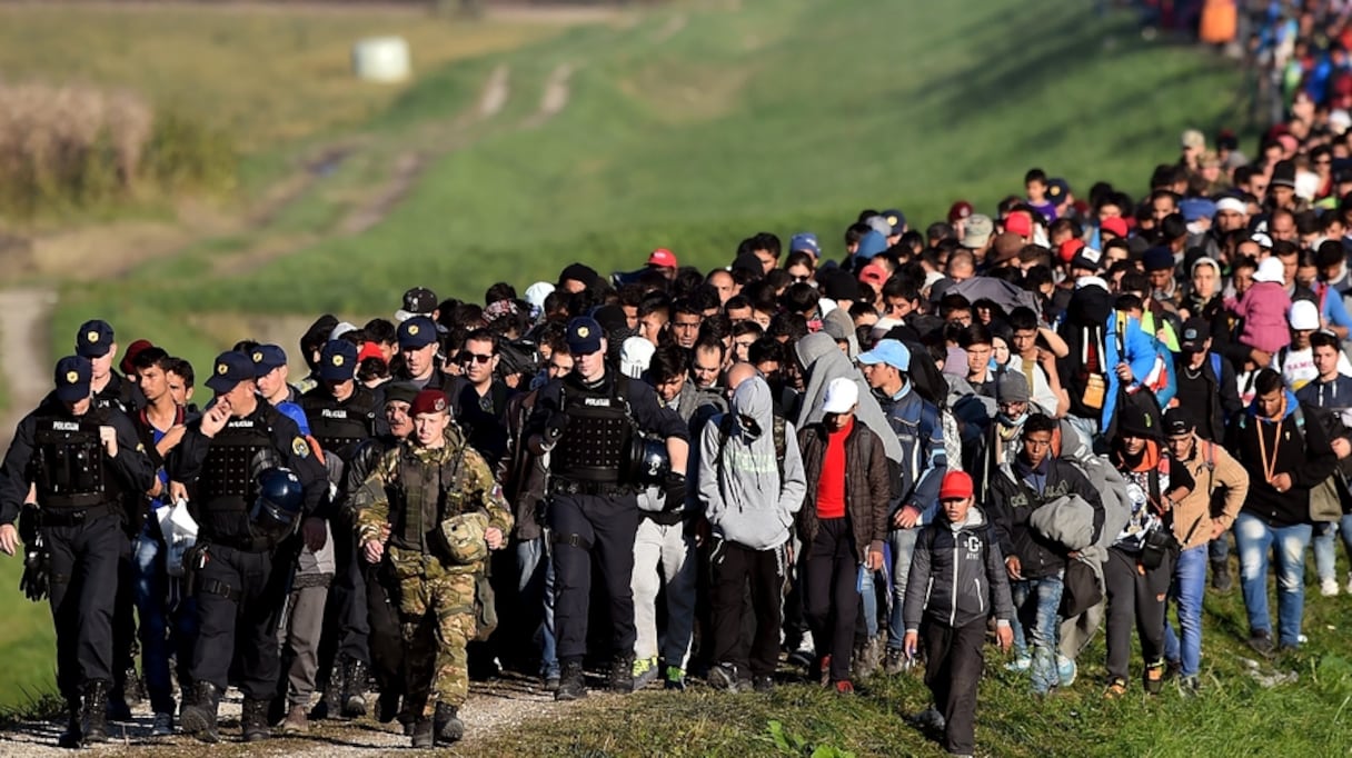 La situation est particulièrement chaotique au poste-frontière de Bregana, entre la Slovénie et la Croatie.
