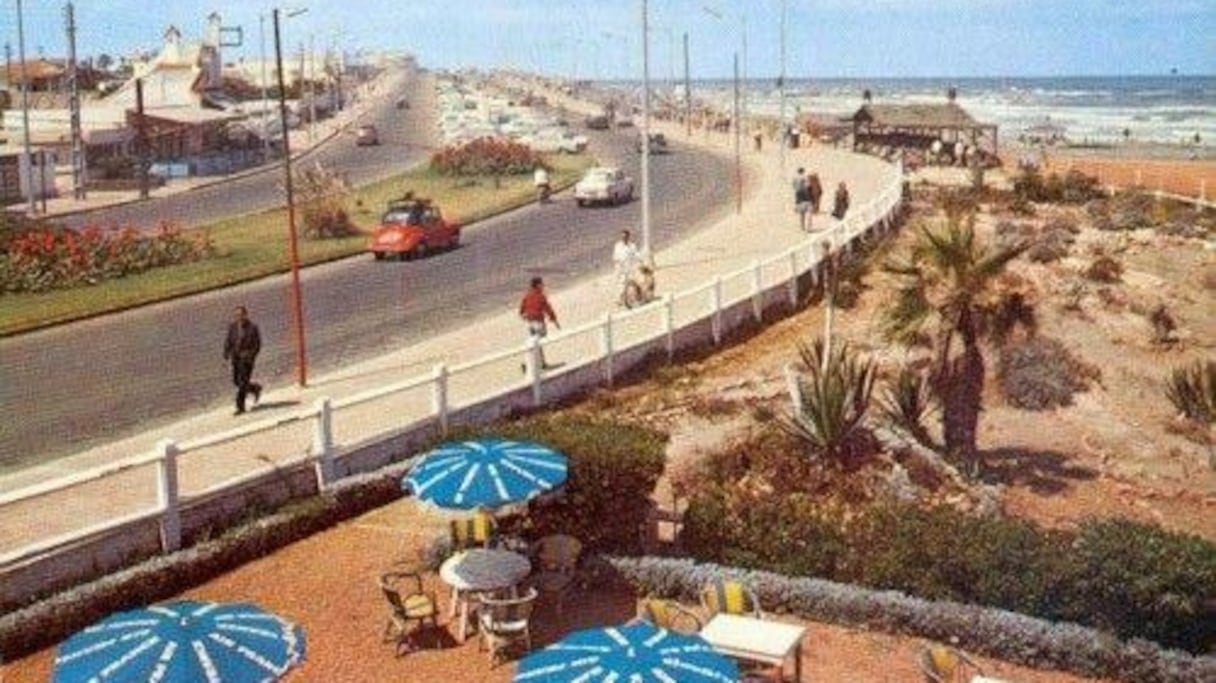 La corniche casablancaise dans les années 70
