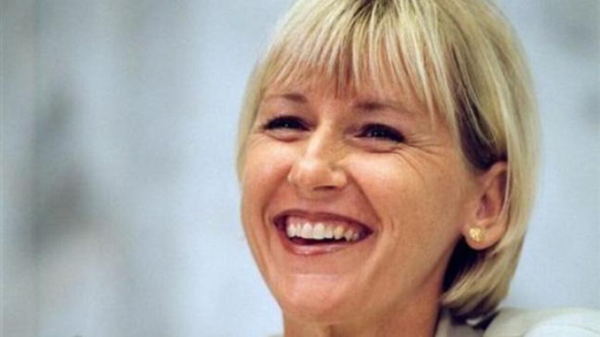 Margot Wallström, ministre suédoise des Affaires étrangères.
