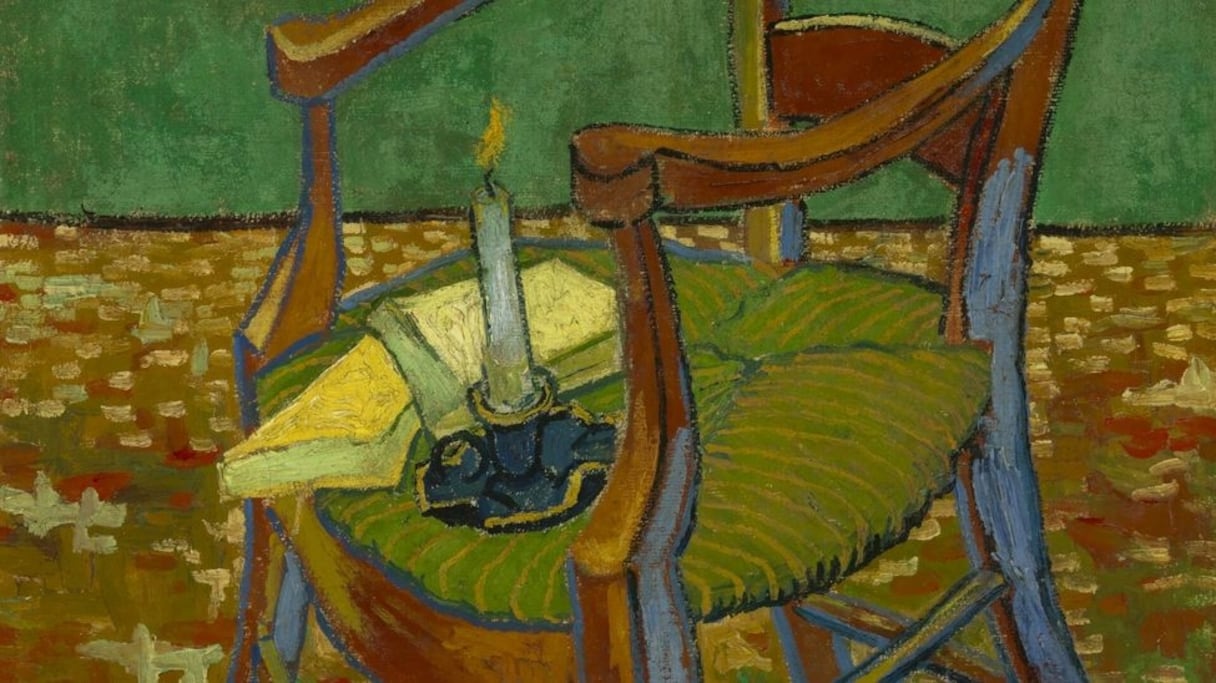 "Le fauteuil de Gauguin" par Van Gogh.
