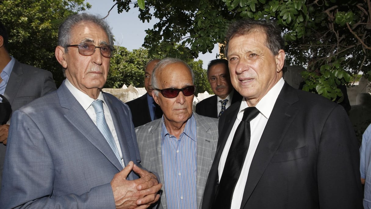 Une profonde tristesse se lit sur les visages de Hassan Chami et Ahmad Laraki. 
