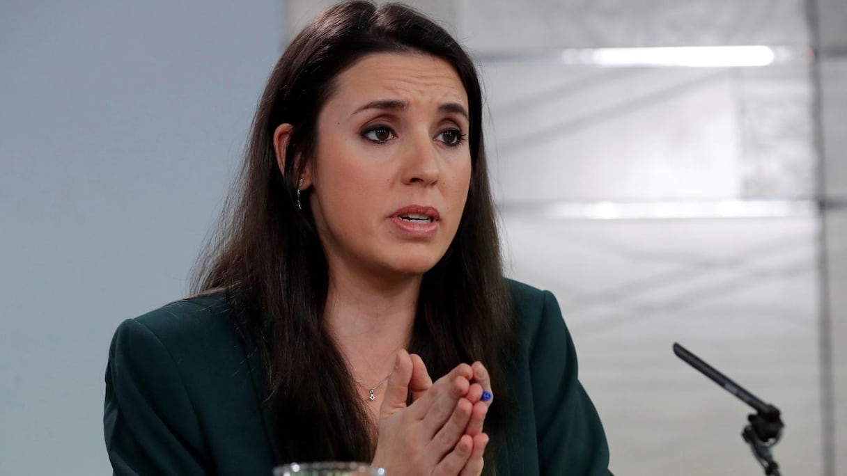 La ministre espagnole de l’Egalité, Irene Montero
 
