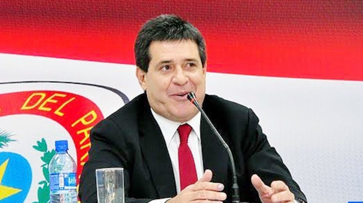 Le président du Paraguay, Horacio Cartes. 
