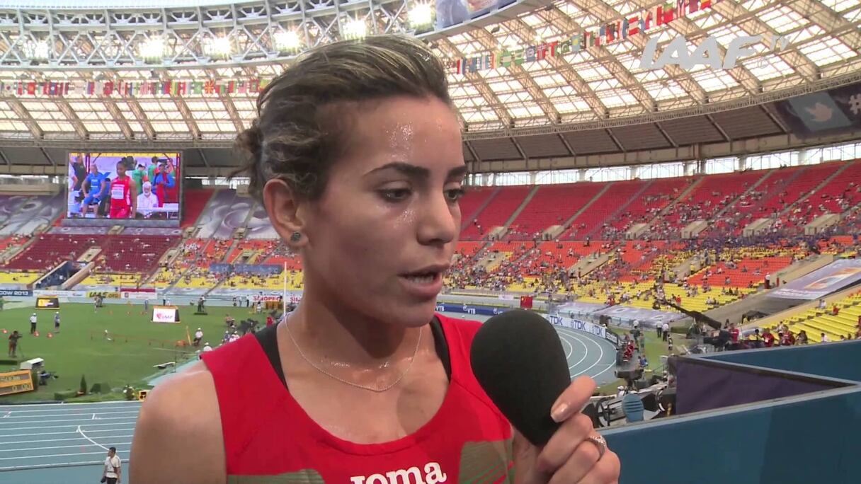 L'athlète marocaine Rabab Arafi
