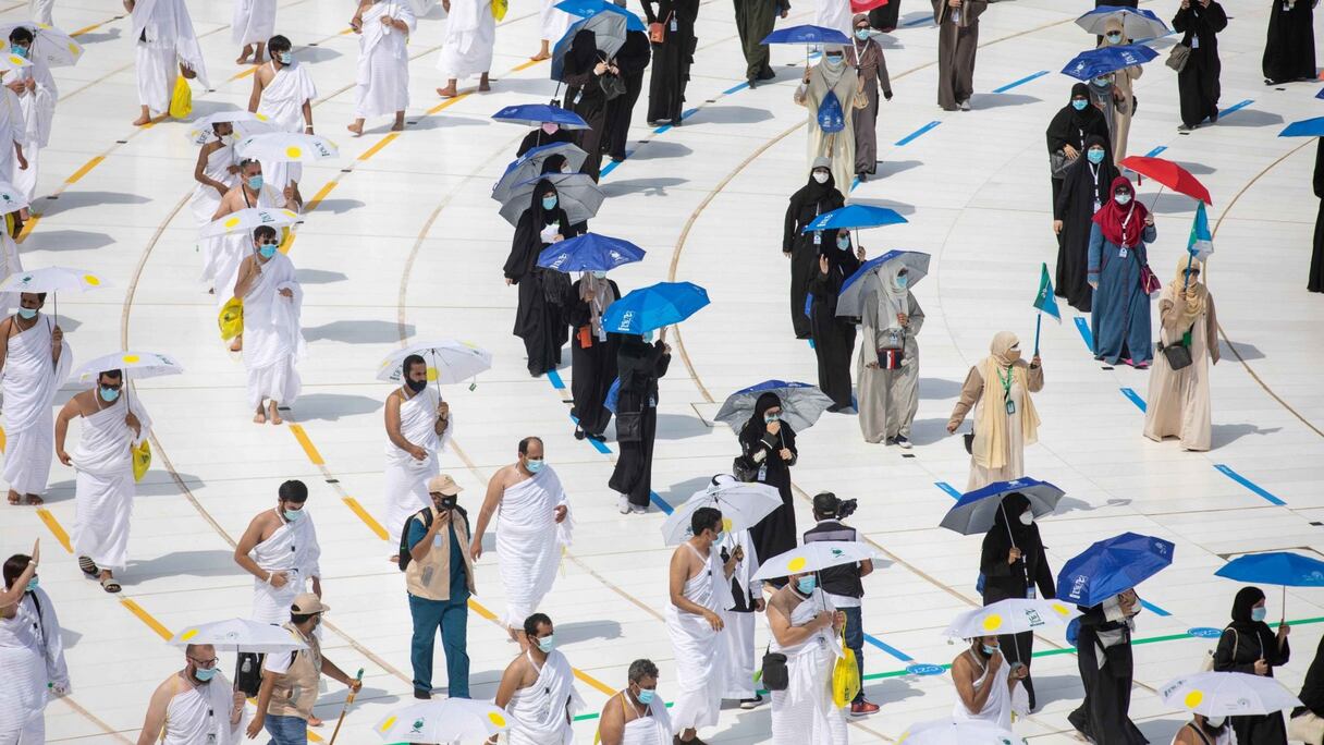 Le Hajj 2020 a été encadré par des mesures sanitaires strictes.
