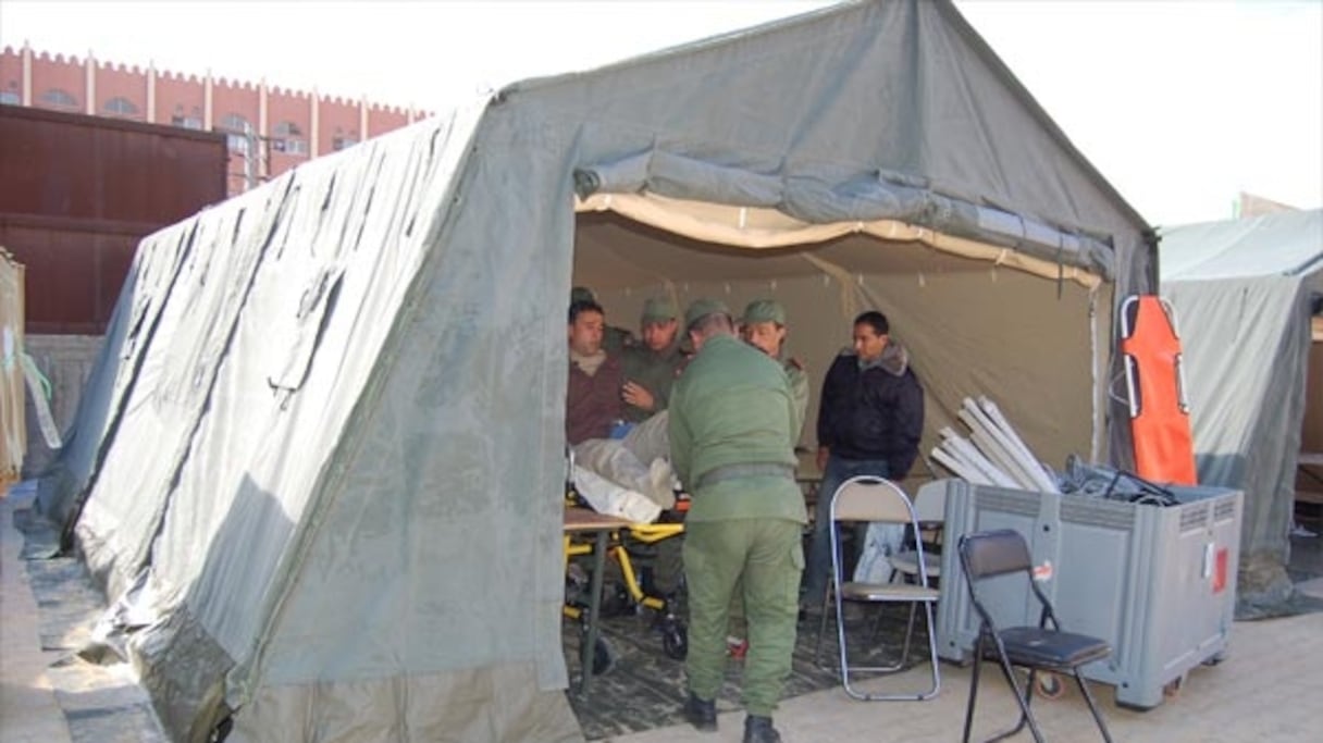 Hôpital des FAR à Gaza.
