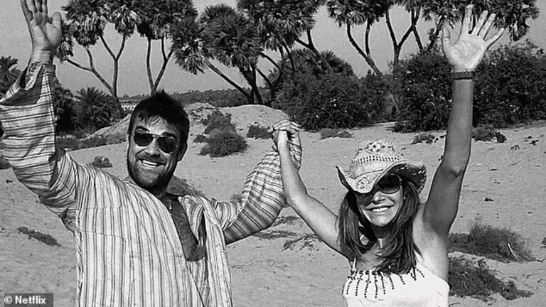 Robbie Williams et Ayda Fields au Maroc.