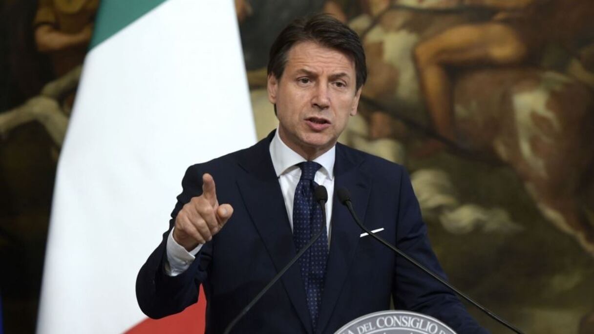 Giuseppe Conte, chef du gouvernement italien.
