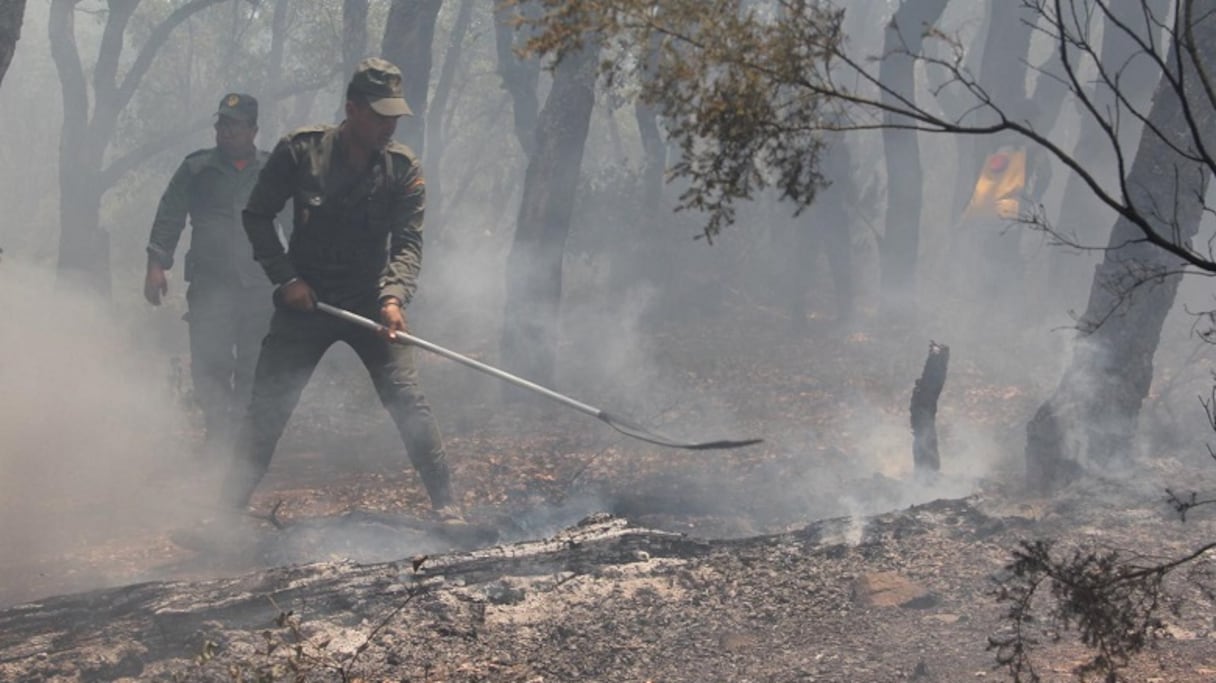 Incendie à Béni Mellal.
