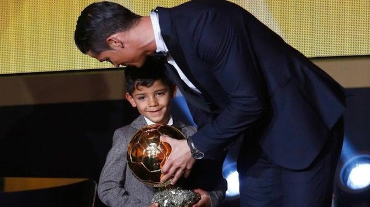 Cristiano Junior, fan de Lionel Messi.
