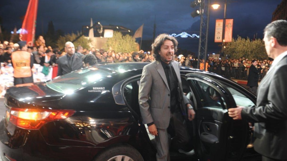 Saïd Bey au tapis rouge du Festival international du film de Marrakech. 
