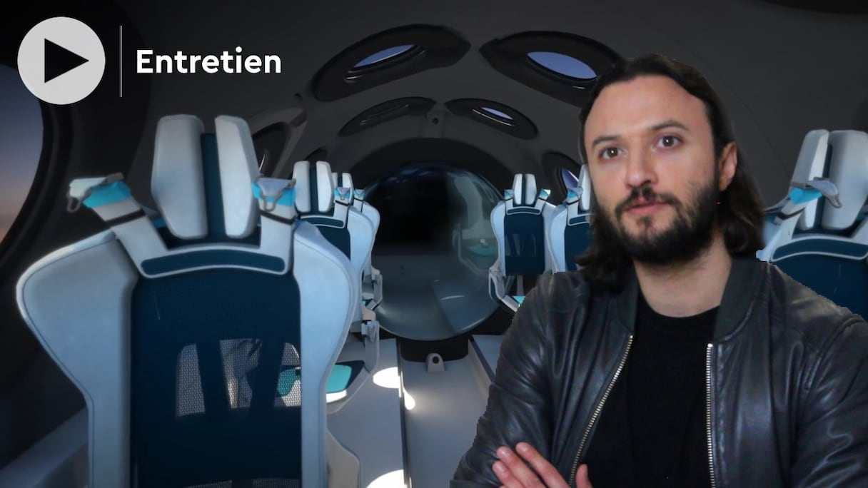 Omar Chraibi, designer marocain basé à Londres, qui a participé à l’extraordinaire aventure de la création de l’intérieur du vaisseau spatial Virgin Galactic.
