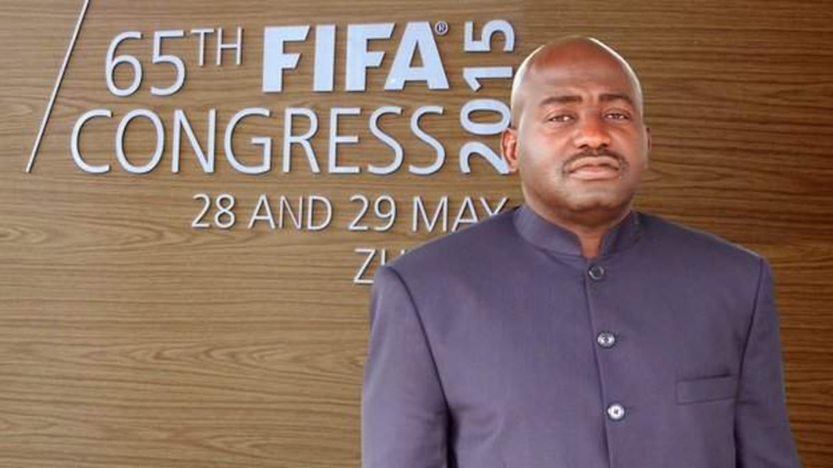 Musa Bility, candidat à la présidence de la FIFA. 
