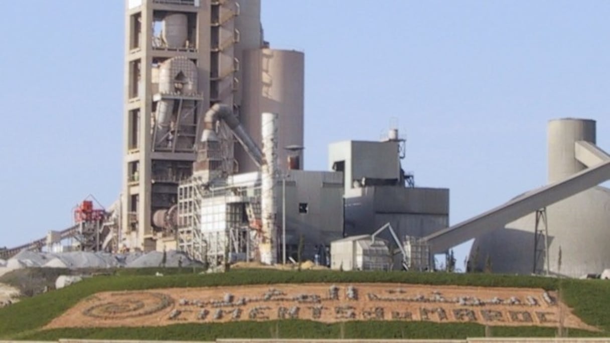 Usine Ciments du Maroc.
