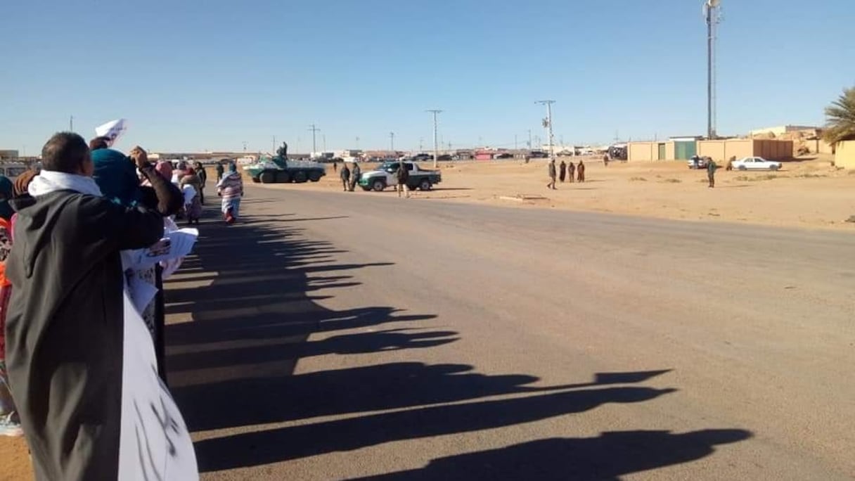 Le polisario déploie la grosse artillerie pour tenter de terroriser les manifestants. 
