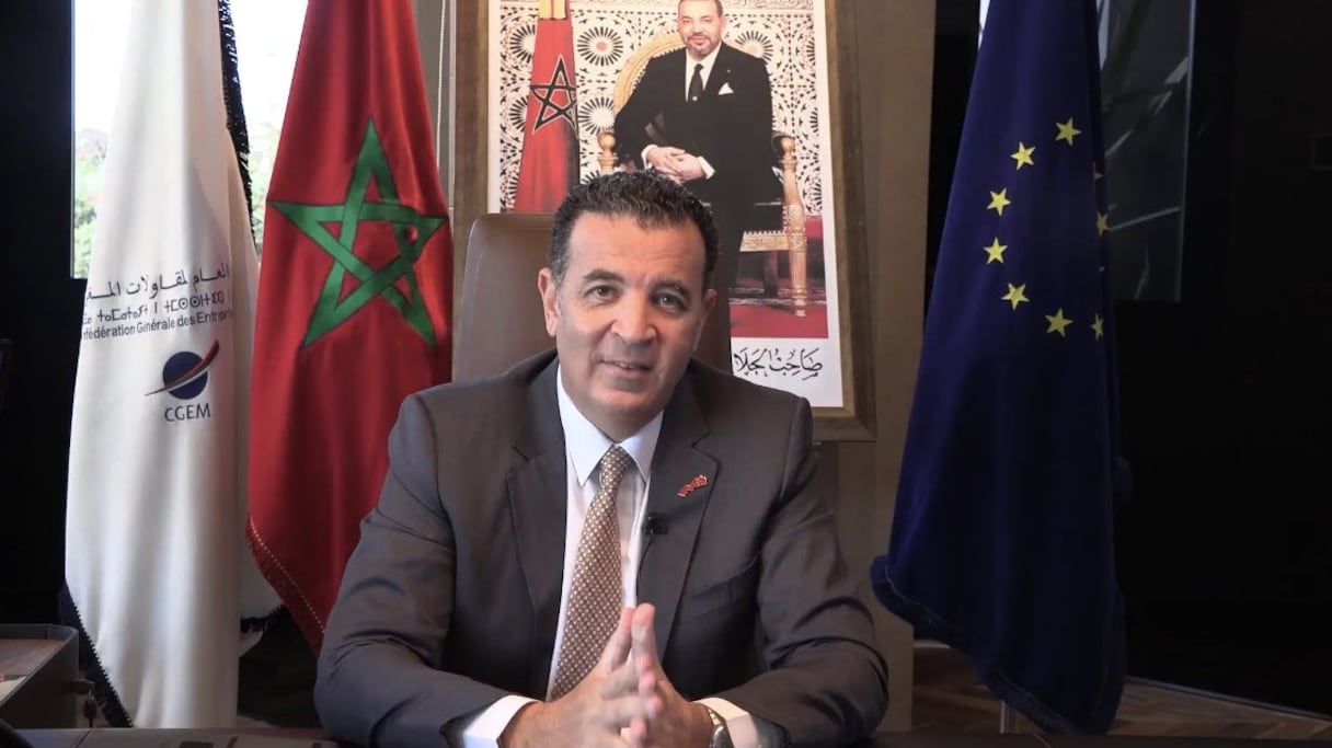 Le président de la CGEM, Chakib Alj.
