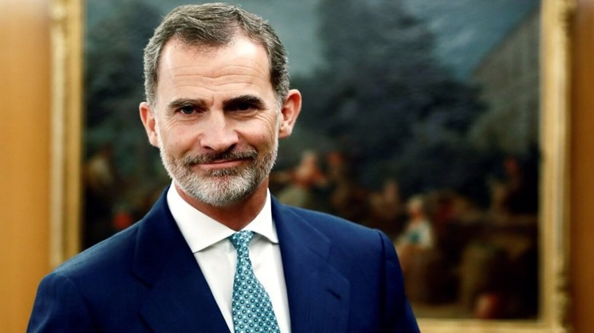 Le Roi Felipe VI d'Espagne. 
