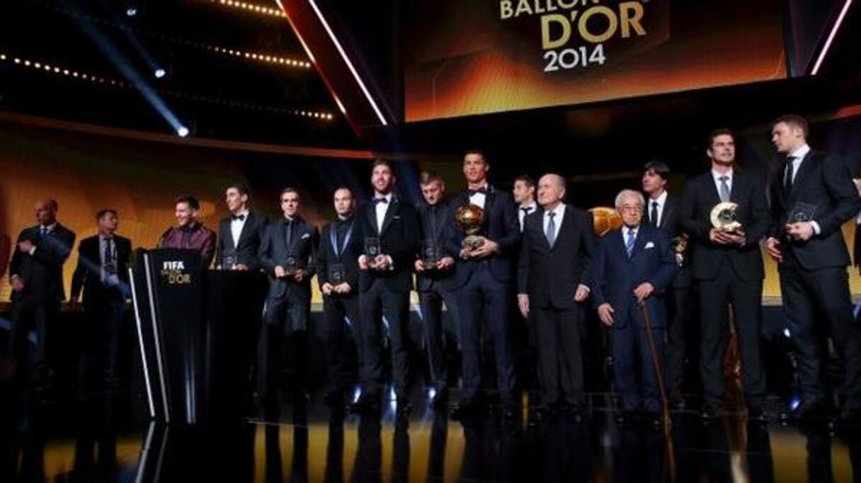 L'équipe type de l'année 2014.
