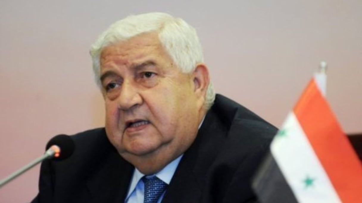 Walid Mouallem, ministre syrien des Affaires étrangères.
