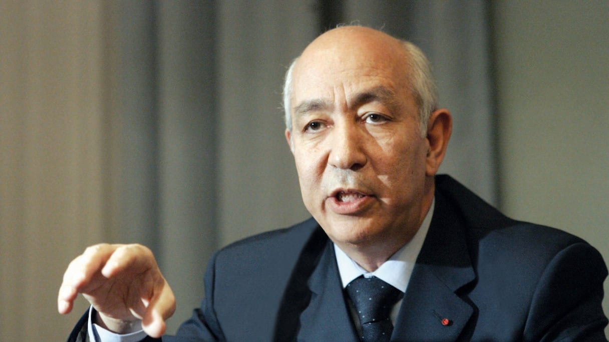 Driss Jettou, Président de la Cour des comptes.
