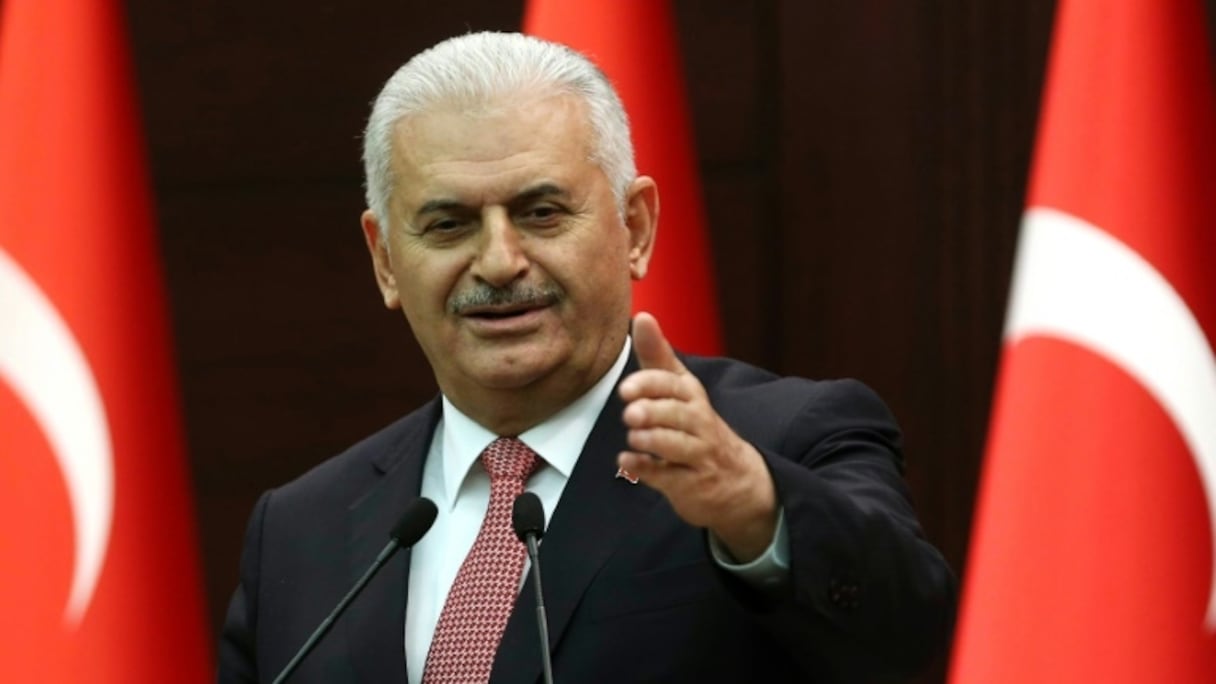 Le Premier ministre turc Binali Yildirim à Ankara, le 27 juin 2016.
