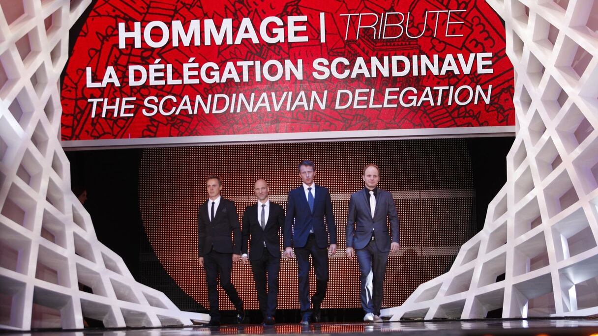 La délégation scandinave a fait son entrée sous les applaudissements du public, après une belle introduction de Martin Scorsese.