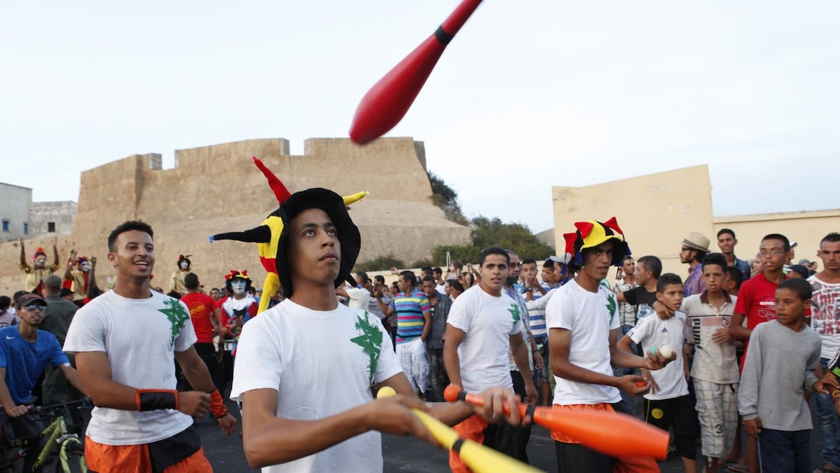 Les jeunes jongleurs ont épaté la foule 
