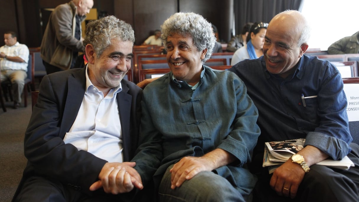 Driss El Yazami, président du CNDG et le politologue Mohamed Tozy, les retrouvailles... à Essaouira
