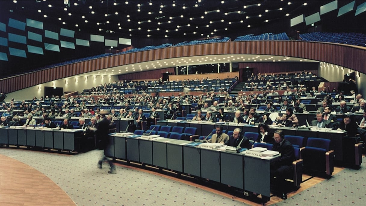 Une session de la conférence des États parties de l’OIAC.
