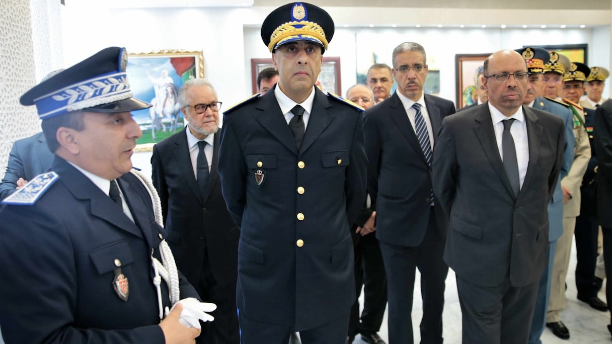 Adellatid Hammouchi, patron du pôle DGSN-DGST, à l'Institut toyal de police de Kénitra.
