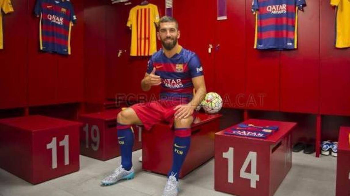 Arda Turan sous ses nouvelles couleurs blaugrana. 
