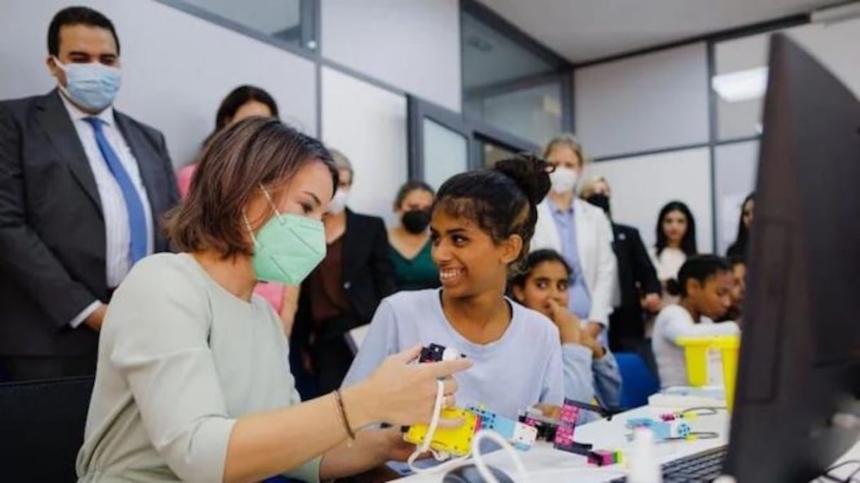 La ministre allemande des Affaires étrangères, Annalena Baerbock, visite, jeudi 25 août 2022 à Agadir, le Technopark Souss-Mass.
