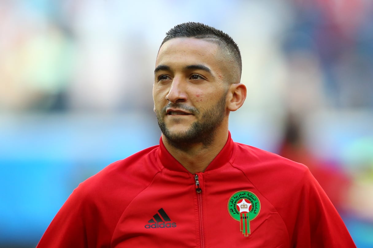 Hakim Ziyech, joueur de l'équipe nationale marocaine.