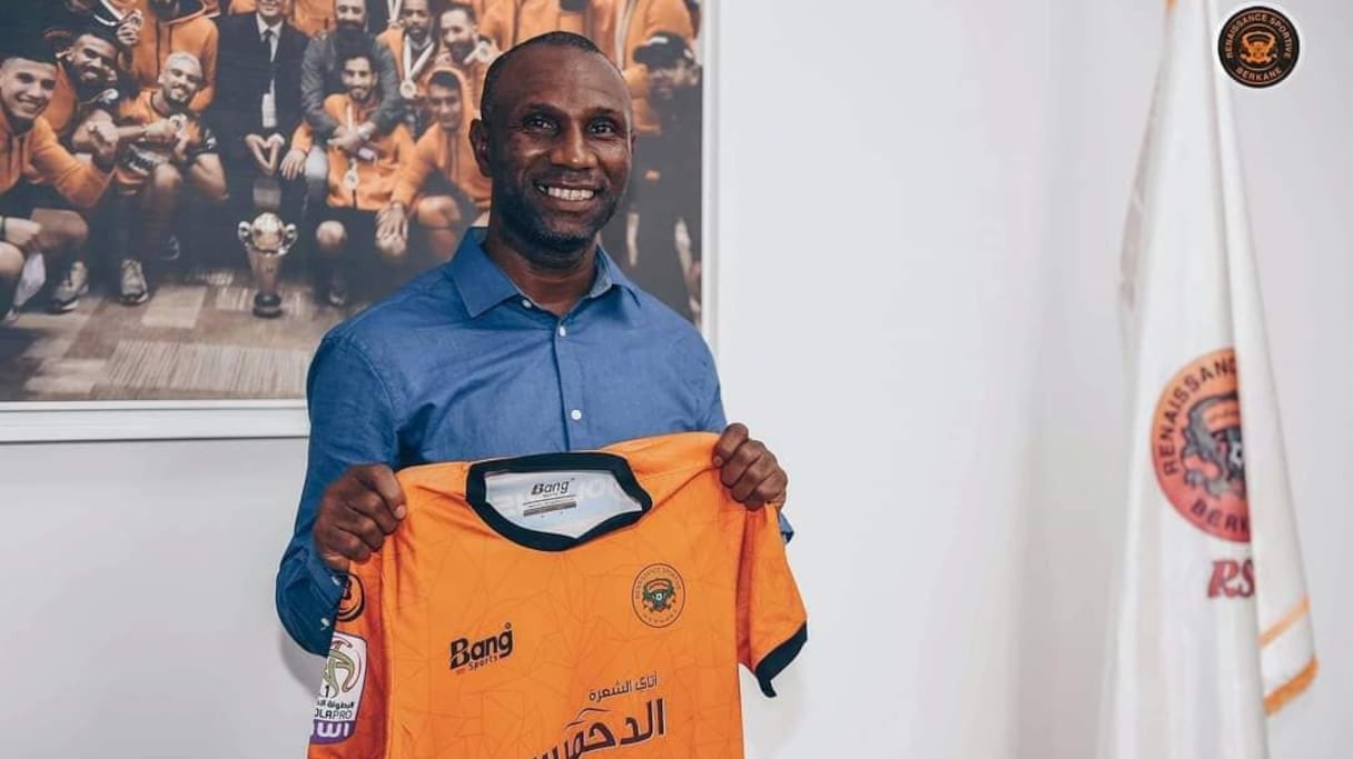 Florent Ibenge, entraîneur de la Renaissance Sportive de Berkane.
