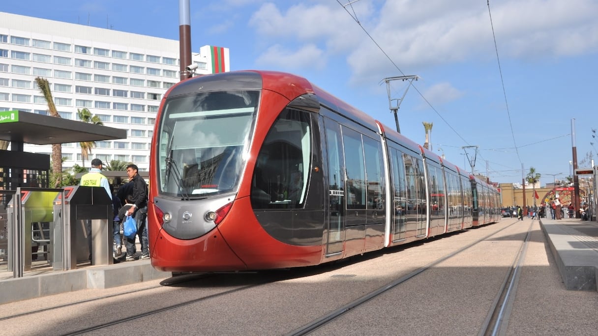 Le tramway de Casablanca.
