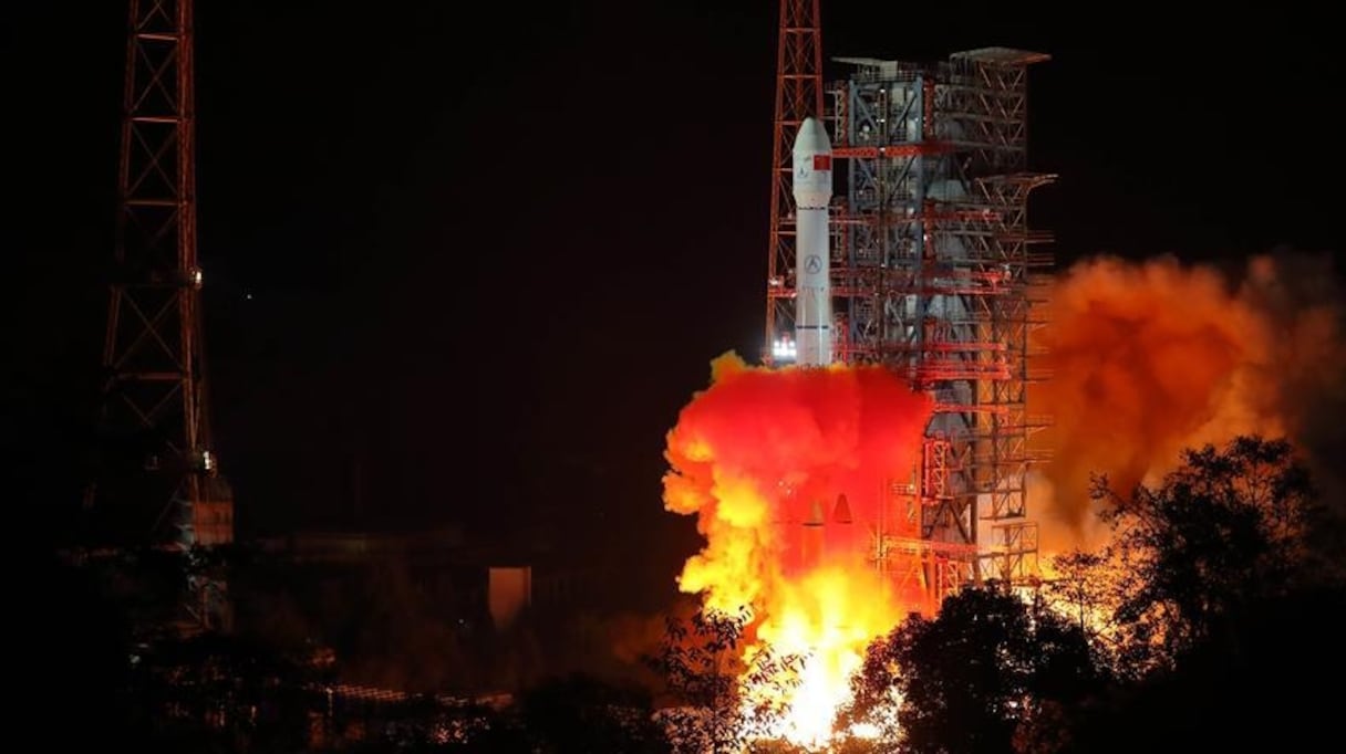 Chang'e-4 a décollé vendredi 7 décembre 2018 de la province de Xichang, en direction du satellite de la terre. 
