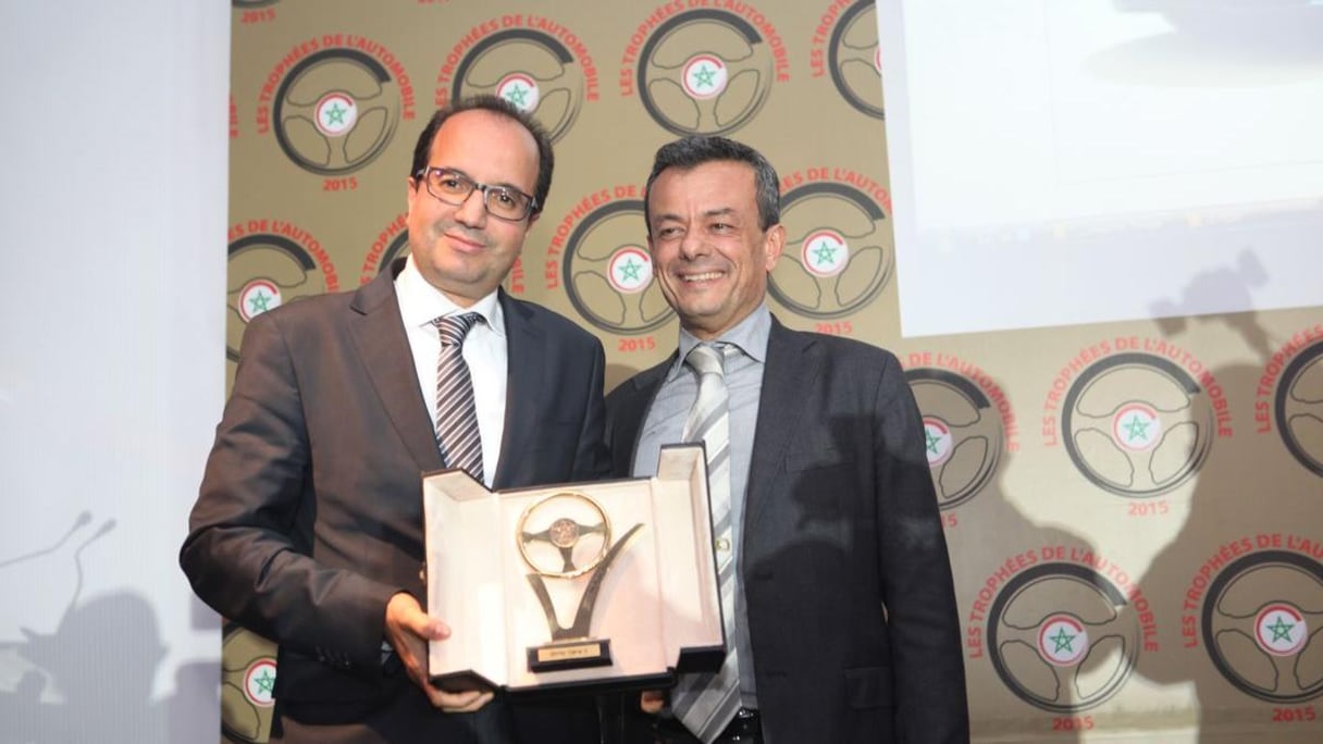 Rachid Fedouach (DGA SMEIA) et Samir Oudghiri (DG Lesieur Cristal).
