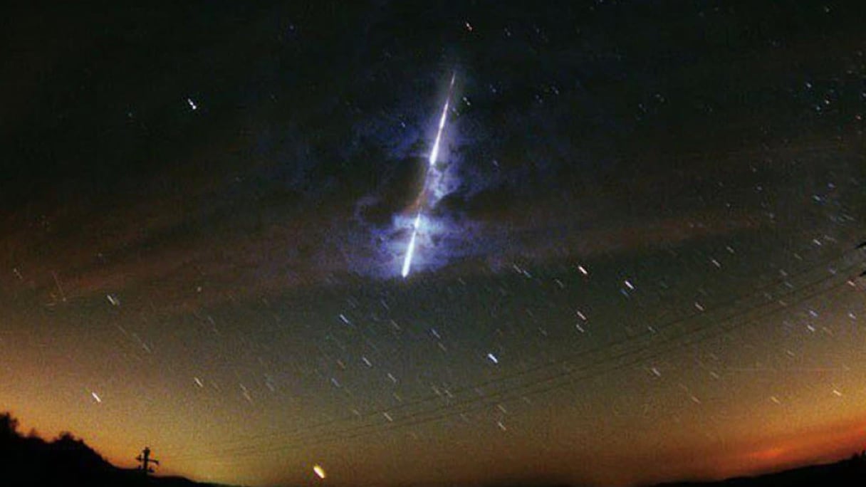 Une météorite (Photo d'illustration).
