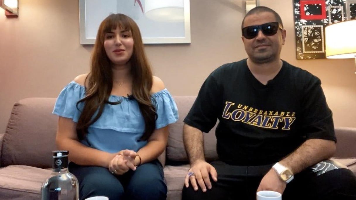 Dounia et Adnane Filali.
