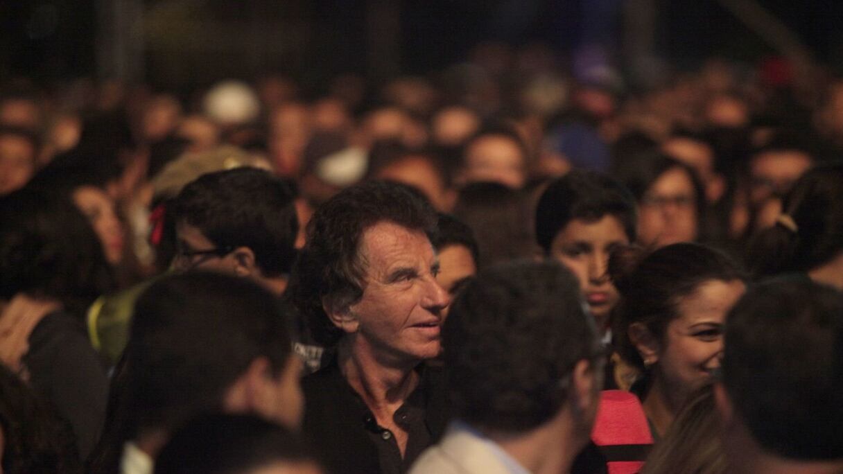 Jack Lang au concert d'ouverture de Mawazine 2014.
