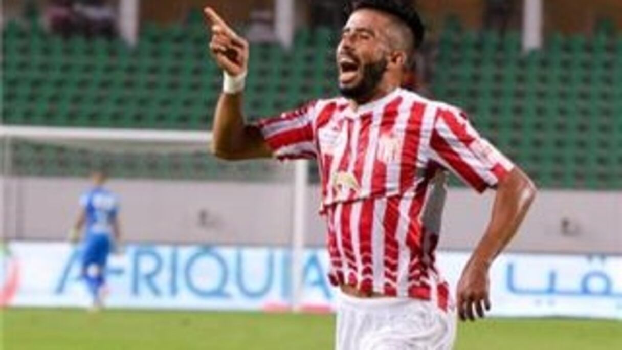 Karim El Berkaoui, attaquant du Hassani d'Agadir.
