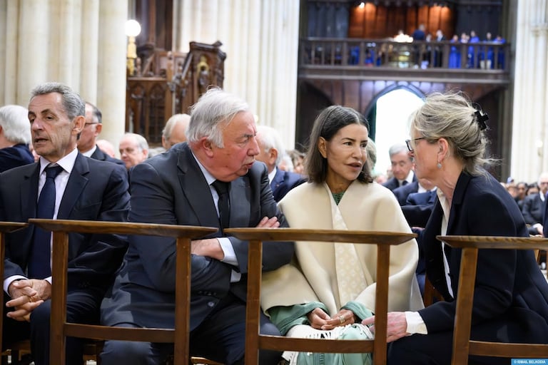 La princesse Lalla Meryem lors des obsèques de Bernadette Chirac.