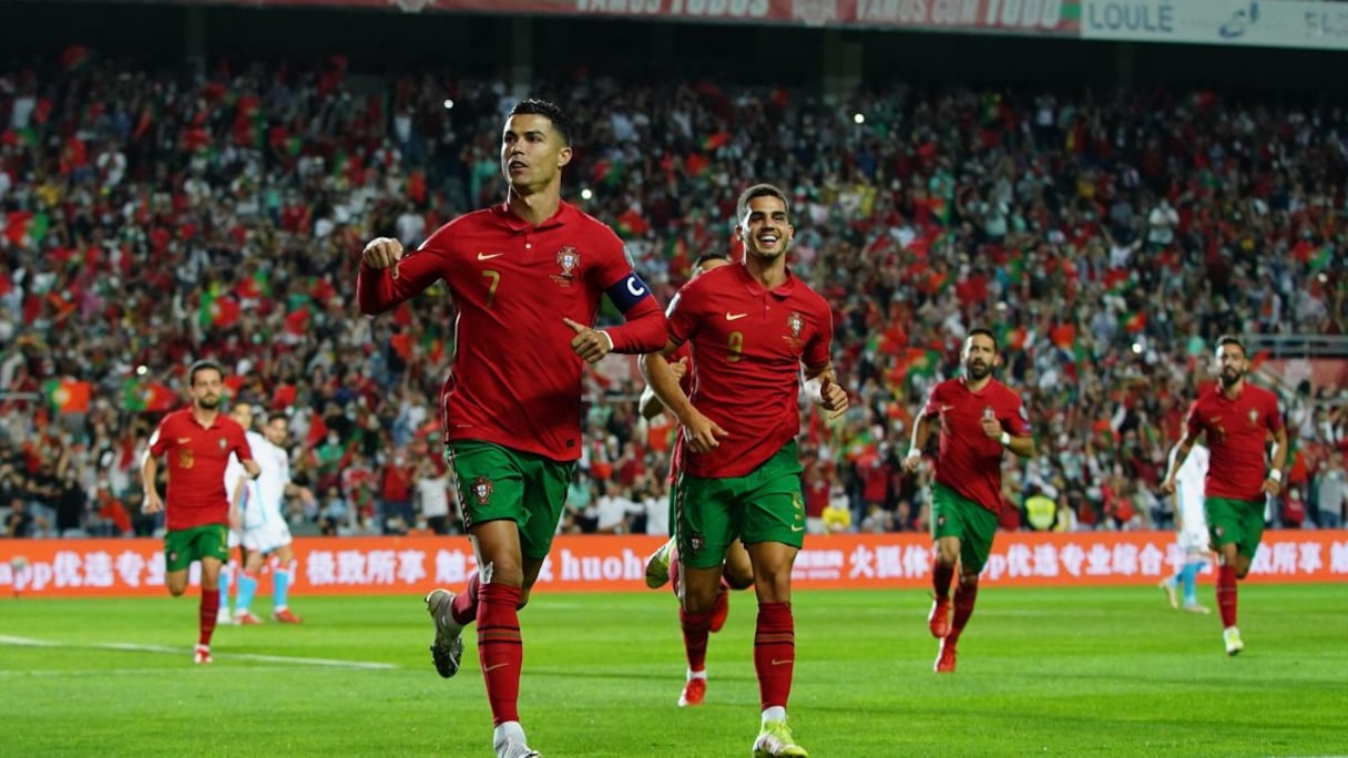 Cristiano Ronaldo, capitaine du Portugal.
