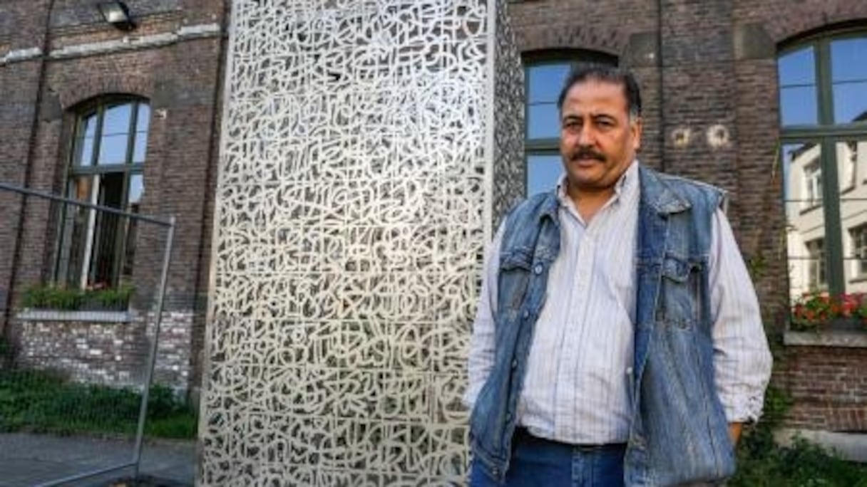 Mustapha Zoufri, artiste mrocain vivant à Molenbeek.
