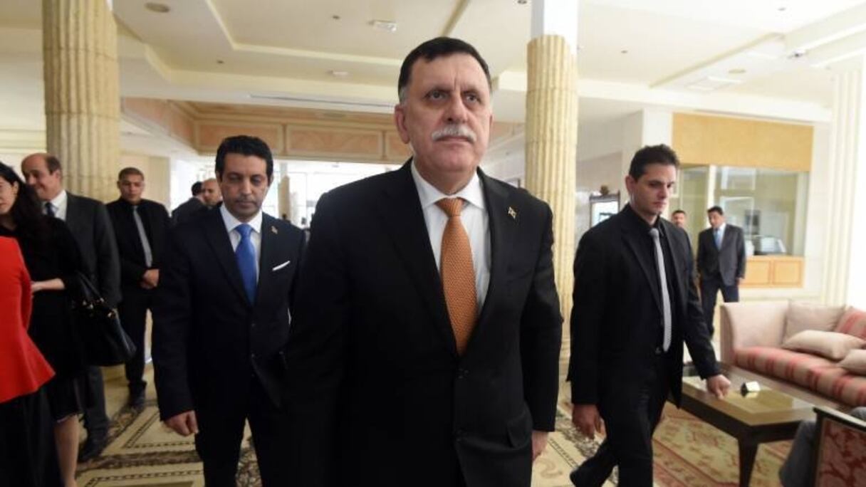 Fayez al-Sarraj, chef du gouvernement libyen d'union nationale parrainé par l'ONU.
