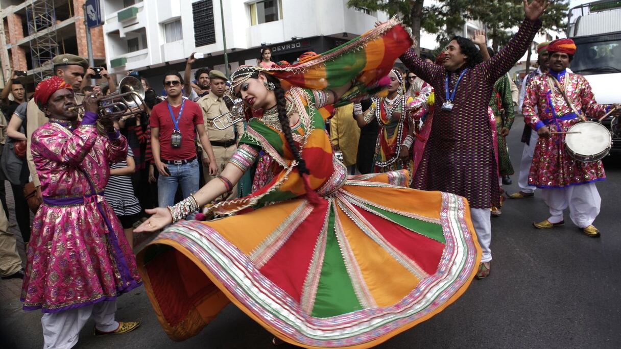 Un spectacle d'une fascinante beauté qui a subjugué les passants. 

