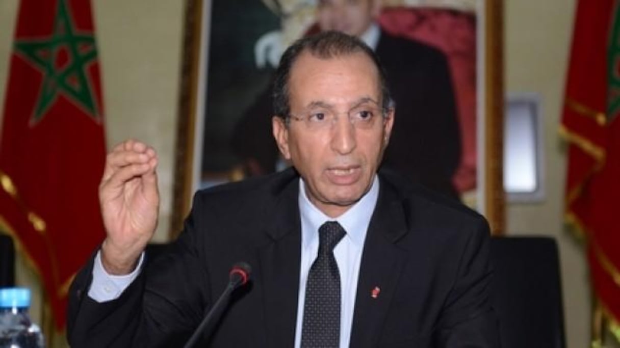 Mohamed Hassad, ministre de l'Intérieur. 
