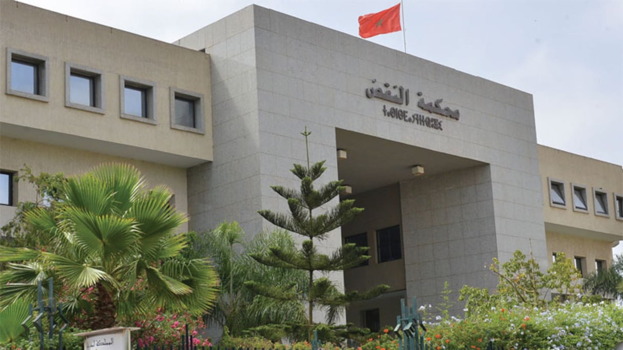 La Cour de cassation à Rabat.
