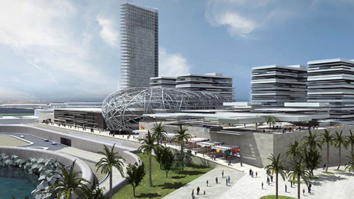 La tour Casablanca Finance City.
