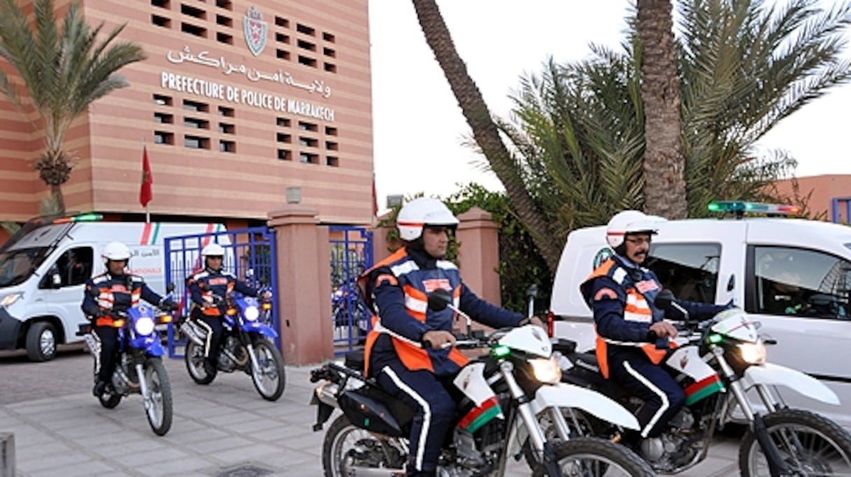Des éléments de la Brigade de police touristique de Marrakech.